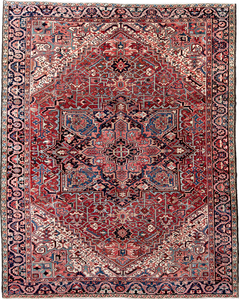Vintage Heriz Area Rug (9' x 12')